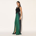 AURYTH GOWN - GREEN BLACK | LINETRIBE