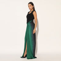 AURYTH GOWN - GREEN BLACK | LINETRIBE