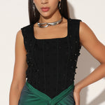 AURYTH GOWN - GREEN BLACK | LINETRIBE