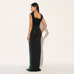 AURYTH GOWN - GREEN BLACK | LINETRIBE