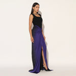 AURYTH GOWN - BLUE BLACK | LINETRIBE