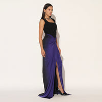 AURYTH GOWN - BLUE BLACK | LINETRIBE