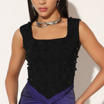 AURYTH GOWN - BLUE BLACK | LINETRIBE