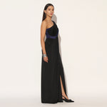 ORIVYN GOWN - BLUE BLACK | LINETRIBE
