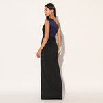ORIVYN GOWN - BLUE BLACK | LINETRIBE