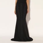 ZEPHORA LONG SKIRT - BLACK | LINETRIBE