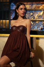 Wine berry dress | Khushbu Rathod