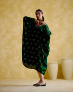 Annapoorna- Green bandhini Kaftan | 5Elements