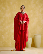 Arundhati - Red Kaftan Set | 5Elements