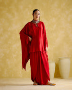 Arundhati - Red Kaftan Set | 5Elements