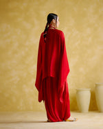 Arundhati - Red Kaftan Set | 5Elements