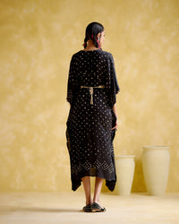 Annika - Black bandhini kaftan | 5Elements