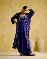 Malini Blue Bandhini | 5Elements