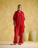 Leander-Red Co-ord set | 5Elements