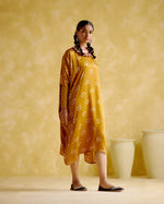 Annapoorna- Yellow bandhini Kaftan | 5Elements