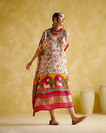 Linus- Fushia printed kaftan | 5Elements