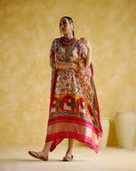 Linus- Fushia printed kaftan | 5Elements