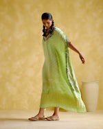 Anuradha -Kalamkari Neon Kaftan | 5Elements