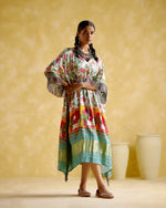 Angela-Pichwai print digital kaftan | 5Elements