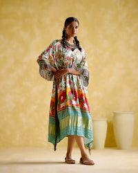 Angela-Pichwai print digital kaftan | 5Elements