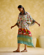 Angela-Pichwai print digital kaftan | 5Elements