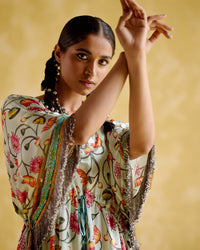 Angela-Pichwai print digital kaftan | 5Elements