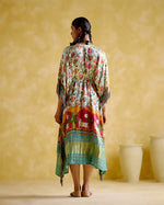 Angela-Pichwai print digital kaftan | 5Elements