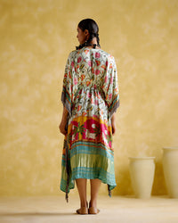 Angela-Pichwai print digital kaftan | 5Elements