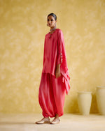 Arundhati - Pink Kaftan Set | 5Elements