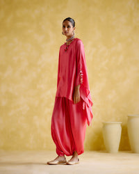 Arundhati - Pink Kaftan Set | 5Elements