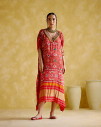 Advaita- Red Kaftan | 5Elements