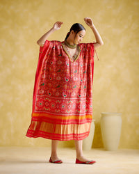Advaita- Red Kaftan | 5Elements