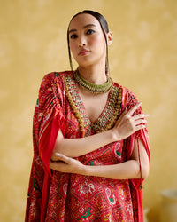Advaita- Red Kaftan | 5Elements