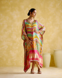Ahilya -Multi Color Kaftan | 5Elements