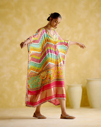Ahilya -Multi Color Kaftan | 5Elements