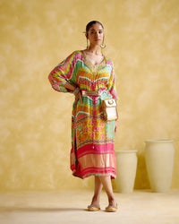 Ahilya -Multi Color Kaftan | 5Elements