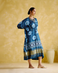 Ahilya -Blue kaftan | 5Elements