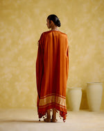 Amor- Orange kaftan dress | 5Elements
