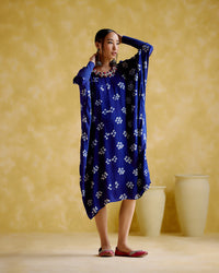 Annapoorna- Blue bandhini Kaftan | 5Elements