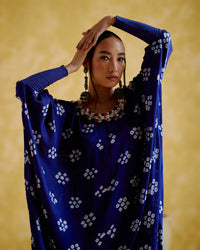 Annapoorna- Blue bandhini Kaftan | 5Elements