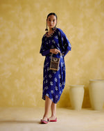 Annapoorna- Blue bandhini Kaftan | 5Elements
