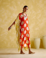 Amrapali- Digital print kaftan | 5Elements