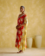 Amrapali- Digital print kaftan | 5Elements