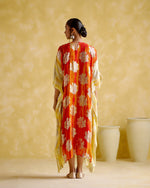 Amrapali- Digital print kaftan | 5Elements