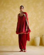 Neo - Red Kurta Set | 5Elements