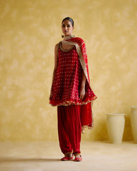Neo - Red Kurta Set | 5Elements