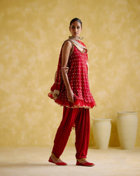 Neo - Red Kurta Set | 5Elements