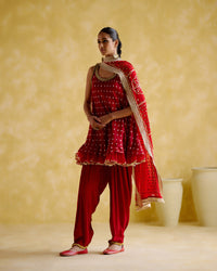 Neo - Red Kurta Set | 5Elements