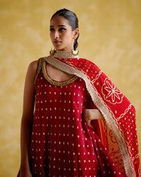Neo - Red Kurta Set | 5Elements