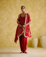 Neo - Red Kurta Set | 5Elements